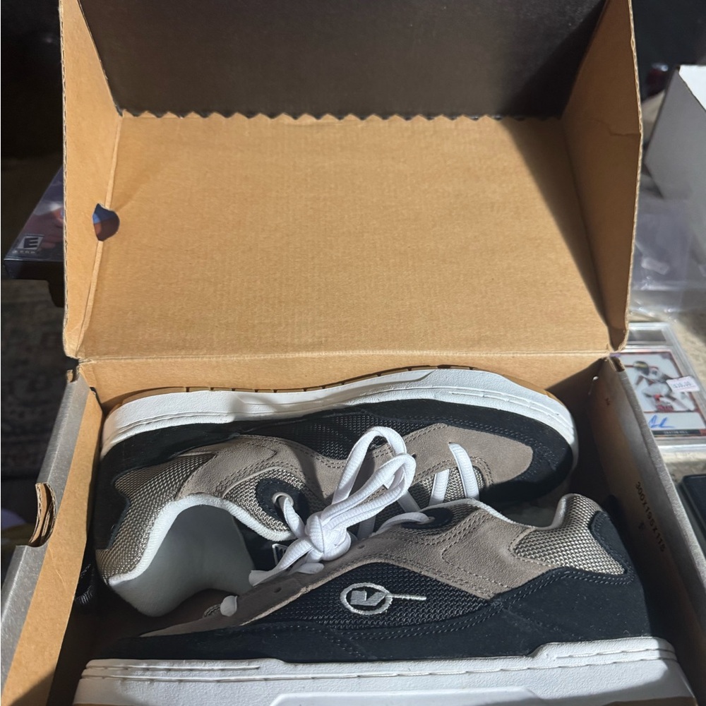 NEVER WORN Vans Black and Smoke Sneakers